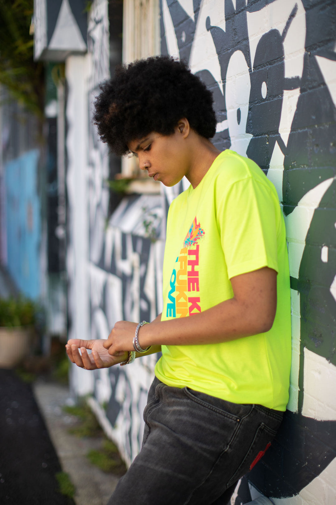 THE KNU // MIXY TEE // YELLOW