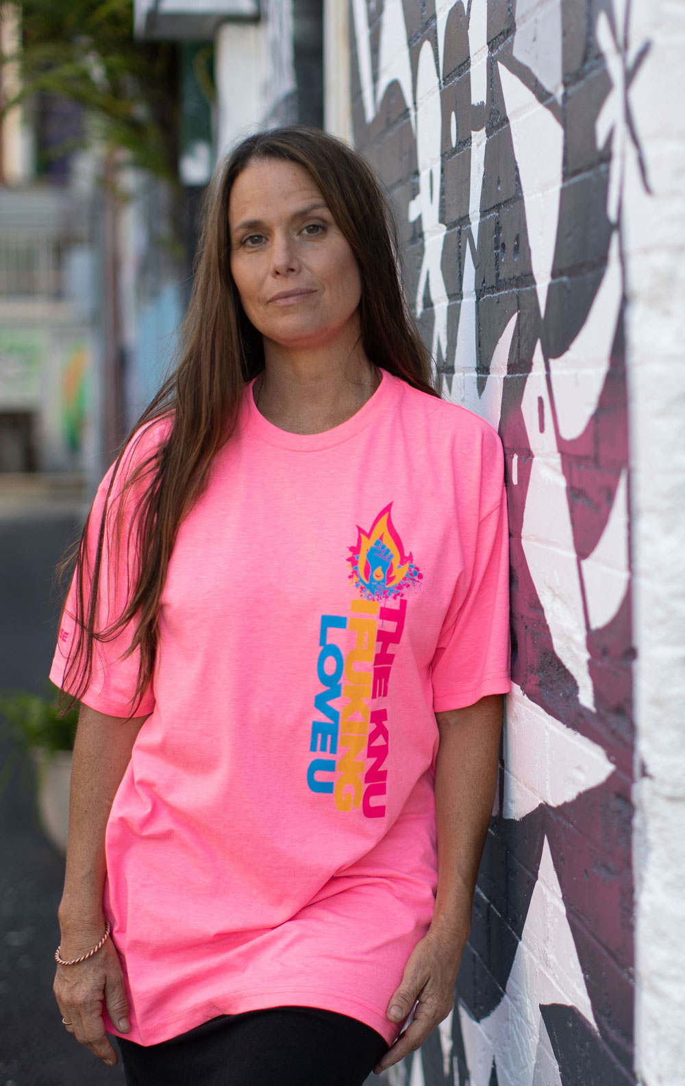 THE KNU // MIXY TEE // PINK