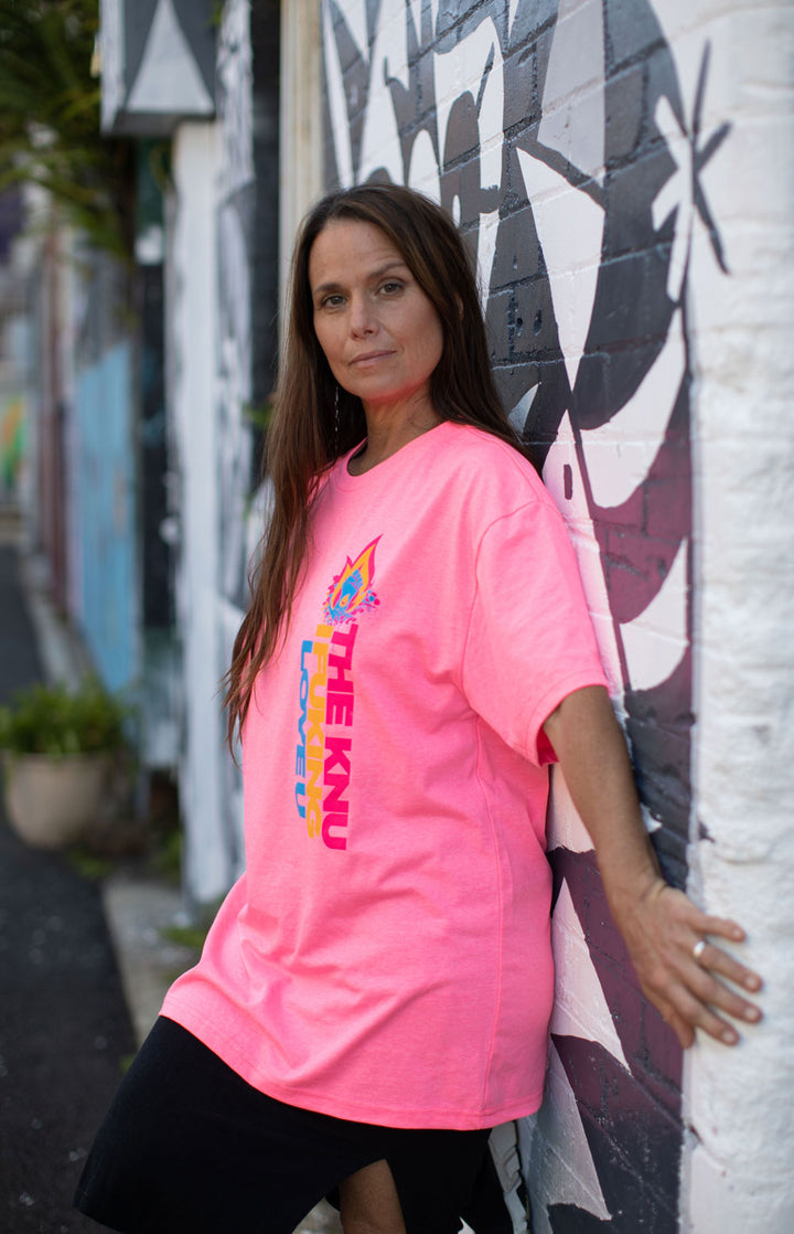 THE KNU // MIXY TEE // PINK