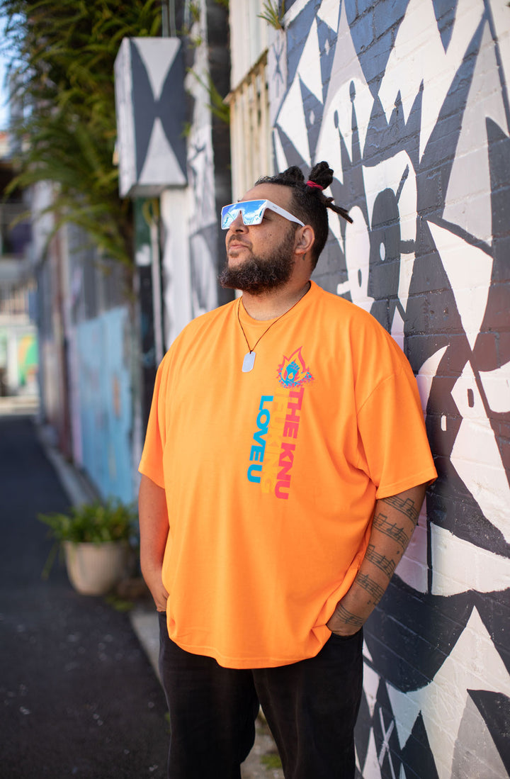 THE KNU // MIXY TEE // ORANGE