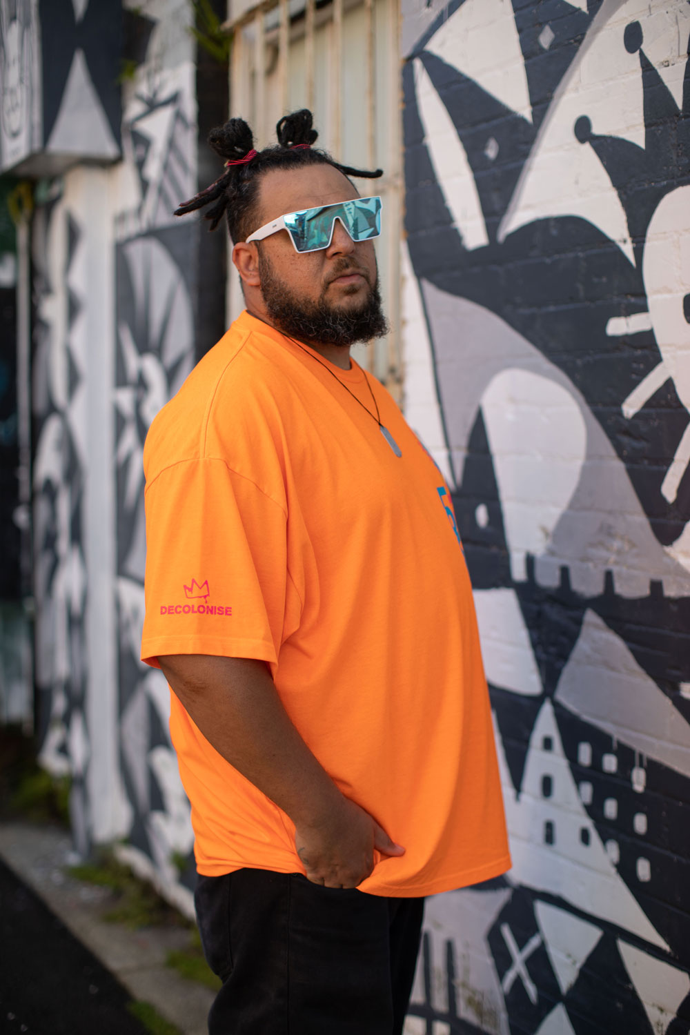 THE KNU // MIXY TEE // ORANGE