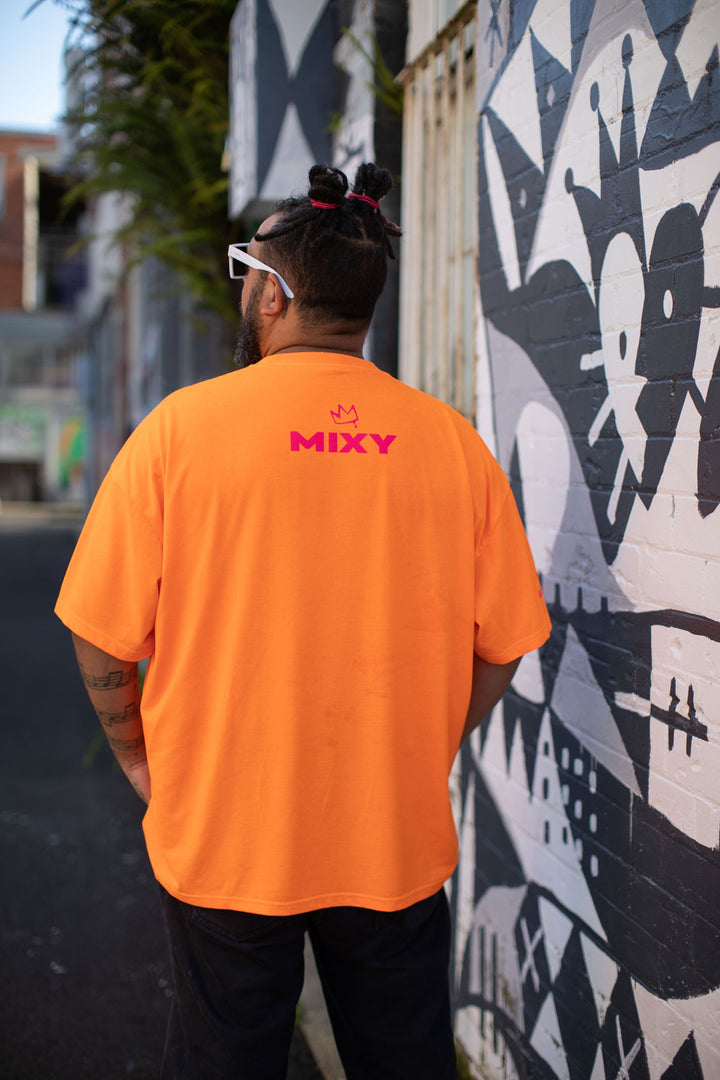 THE KNU // MIXY TEE // ORANGE