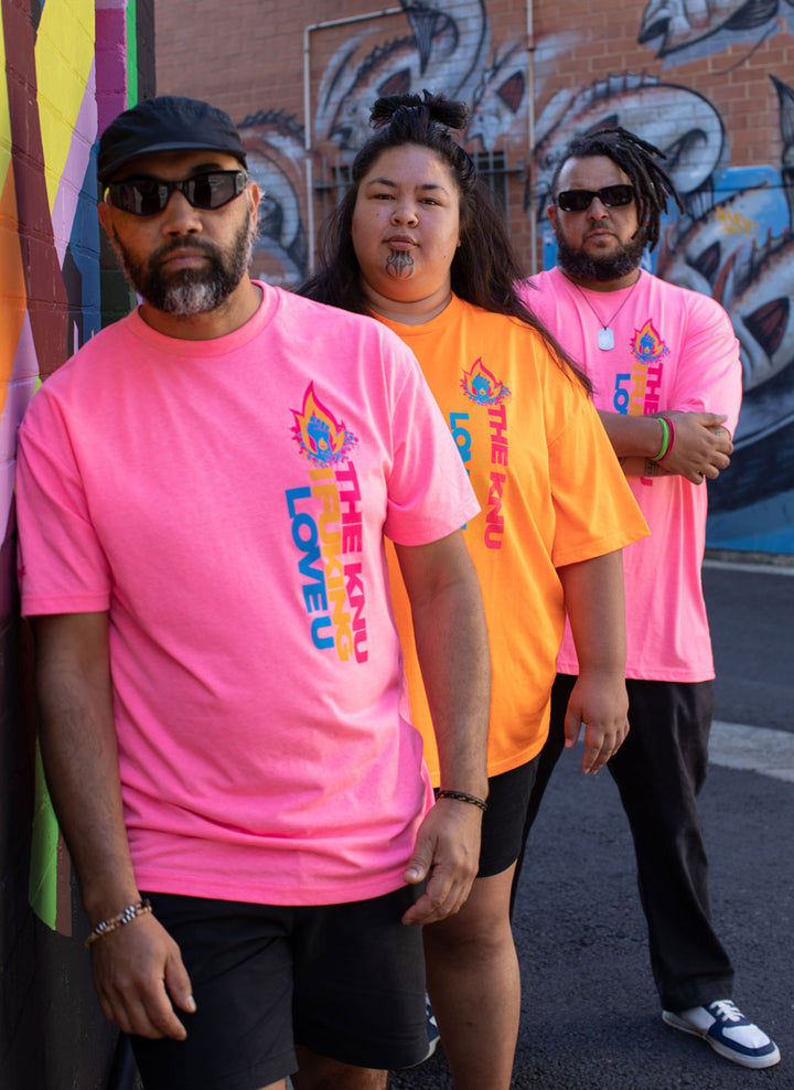 THE KNU // MIXY TEE // PINK