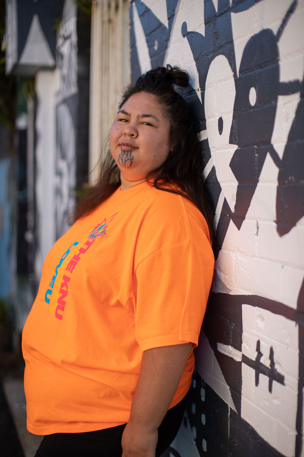 THE KNU // MIXY TEE // ORANGE