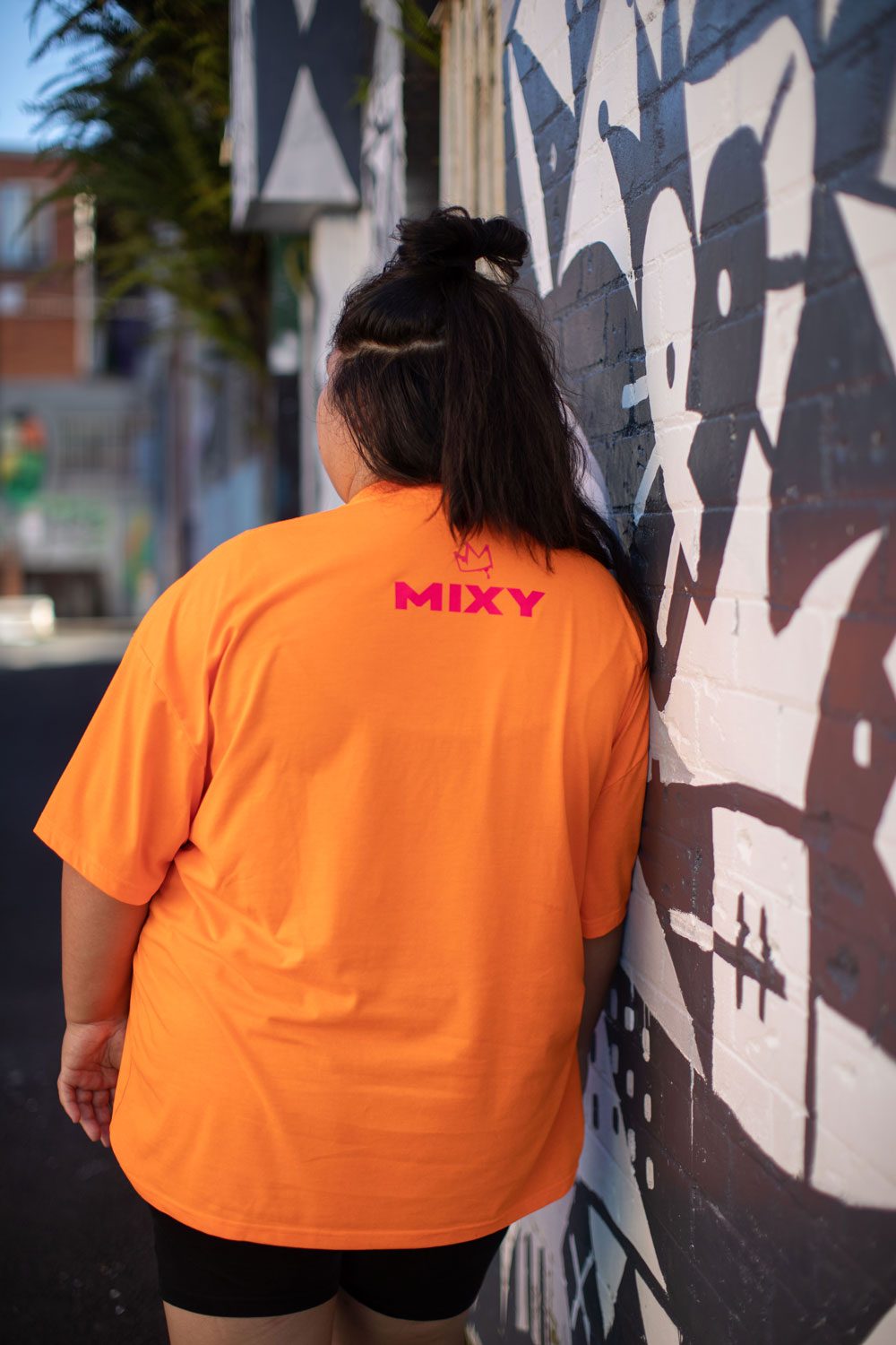 THE KNU // MIXY TEE // ORANGE